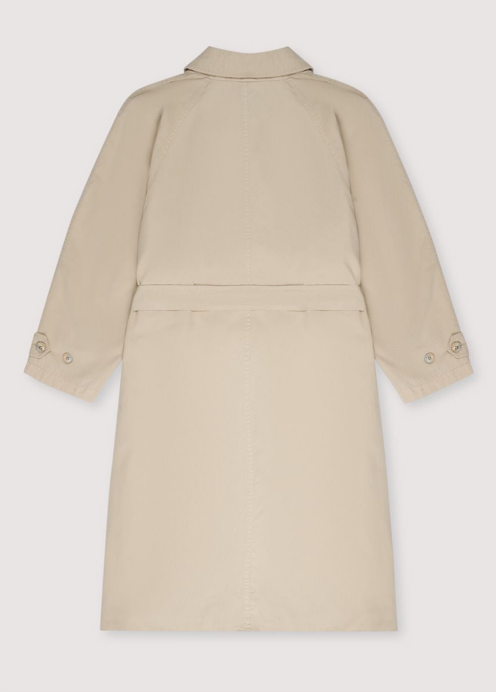 Zeus Woman Trench aus 100 % Baumwollstoff. Vordertaschen, zentraler Schnitt mit Kragen und Gürtel zur Anpassung.
Frühling-Sommer-Kollektion. The New Society.