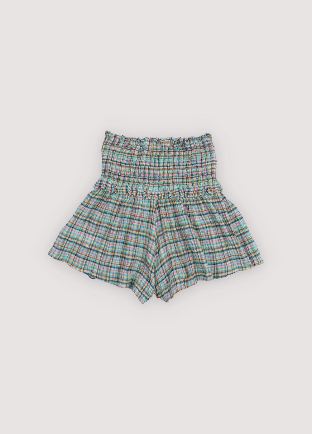 Zinnia Teen Short Zinnia Check_Samplingshort