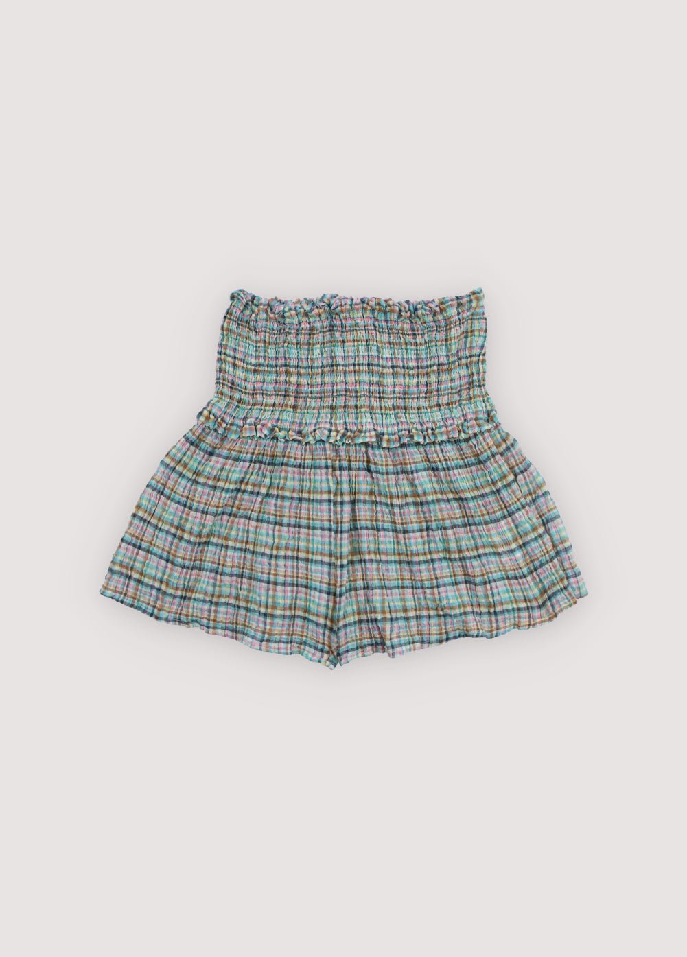 Zinnia Teen Short Zinnia Check_Samplingshort